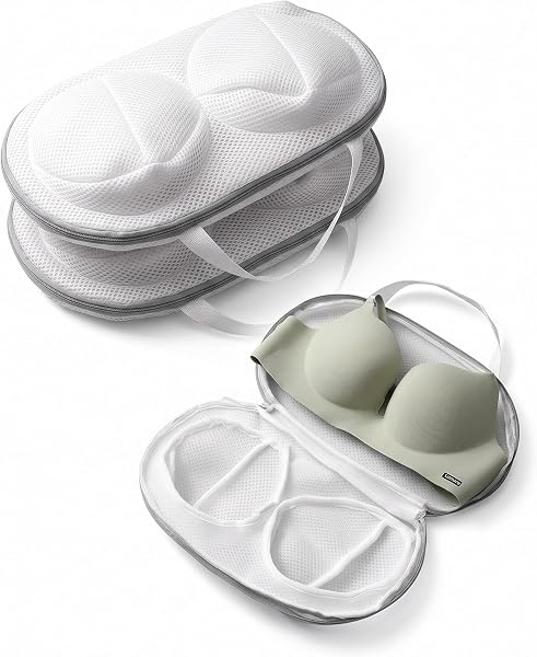 ZenoScope reti lava-reggiseni con zip, 2 pezzi