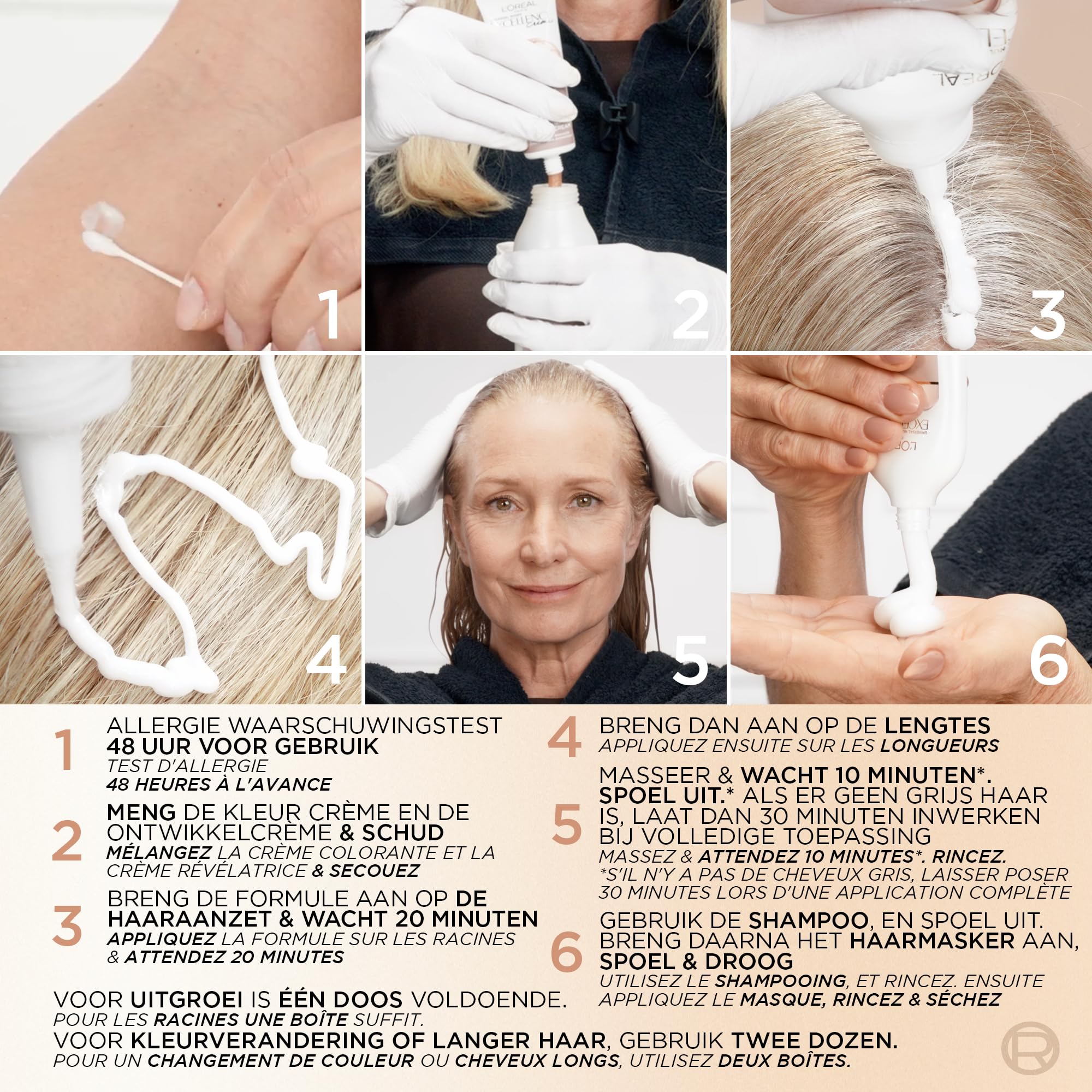 L'Oréal Paris Excellence Creme Age Perfect Nudes 10.13 Extra Blond koloryzacja bez amoniaku