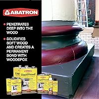 Vista 4 de Kit de epoxi de reparación de madera + relleno de madera (16 oz)