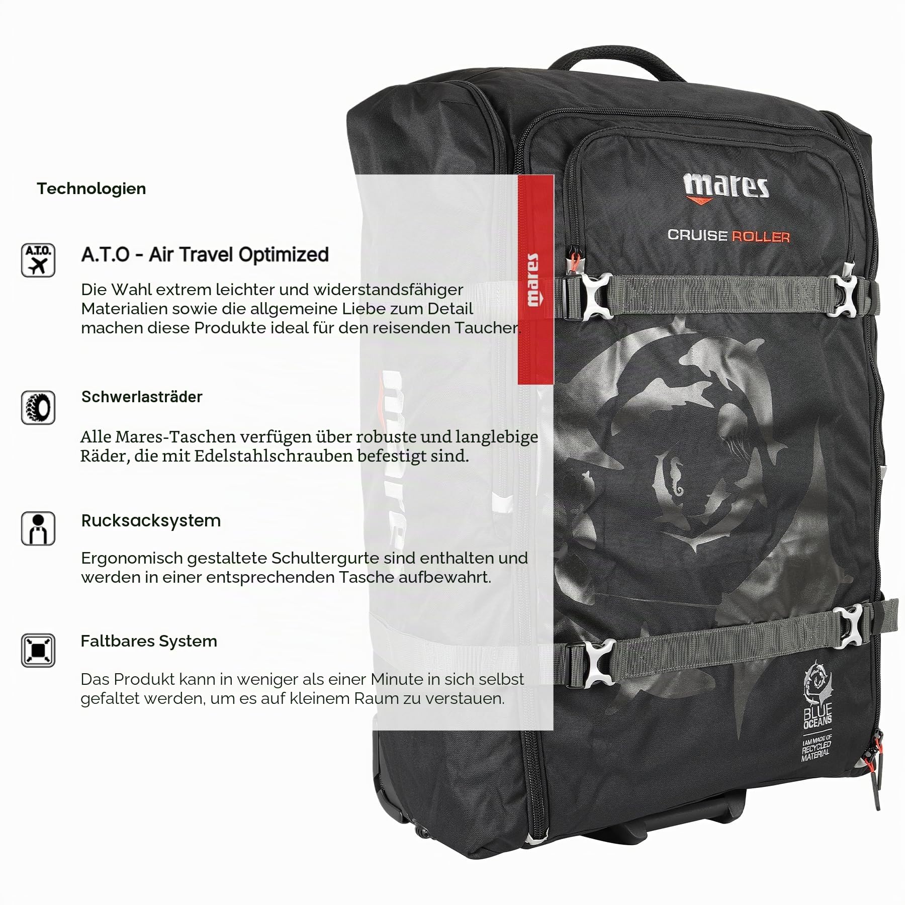 Mares Bag CRUISE BACK PACK ROLLER