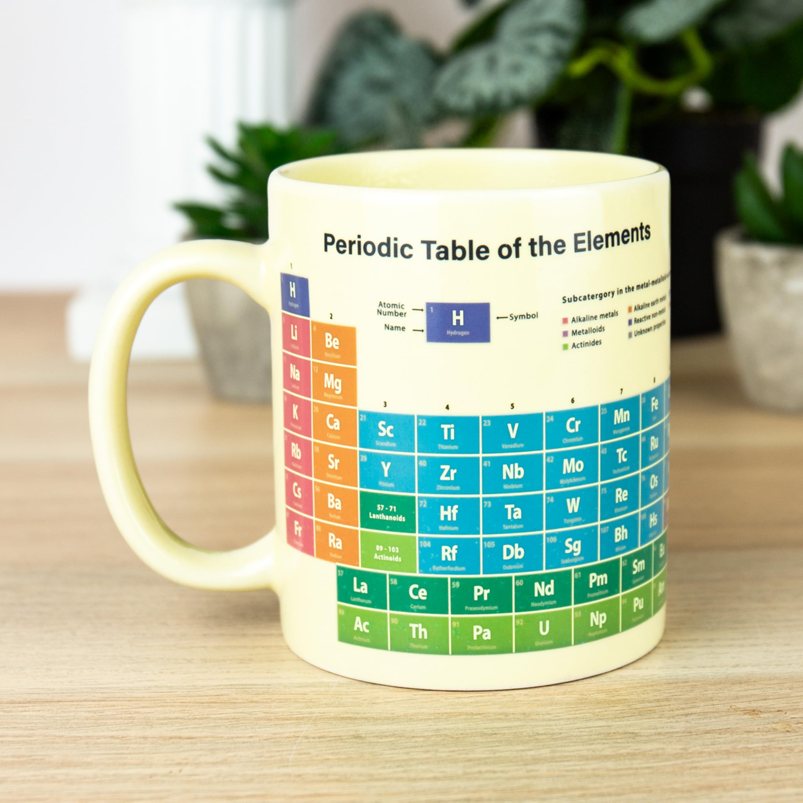 Gift Republic  White Heat Reveal Periodic Table Mug in Size S, Sports Direct