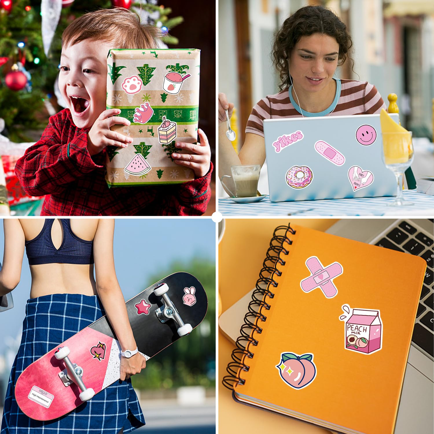 100 Adesivi ACOTAR Merch - Decalcomanie Impermeabili Per Laptop, Skate, Bottiglie, Auto, Ragazzi E Ragazze