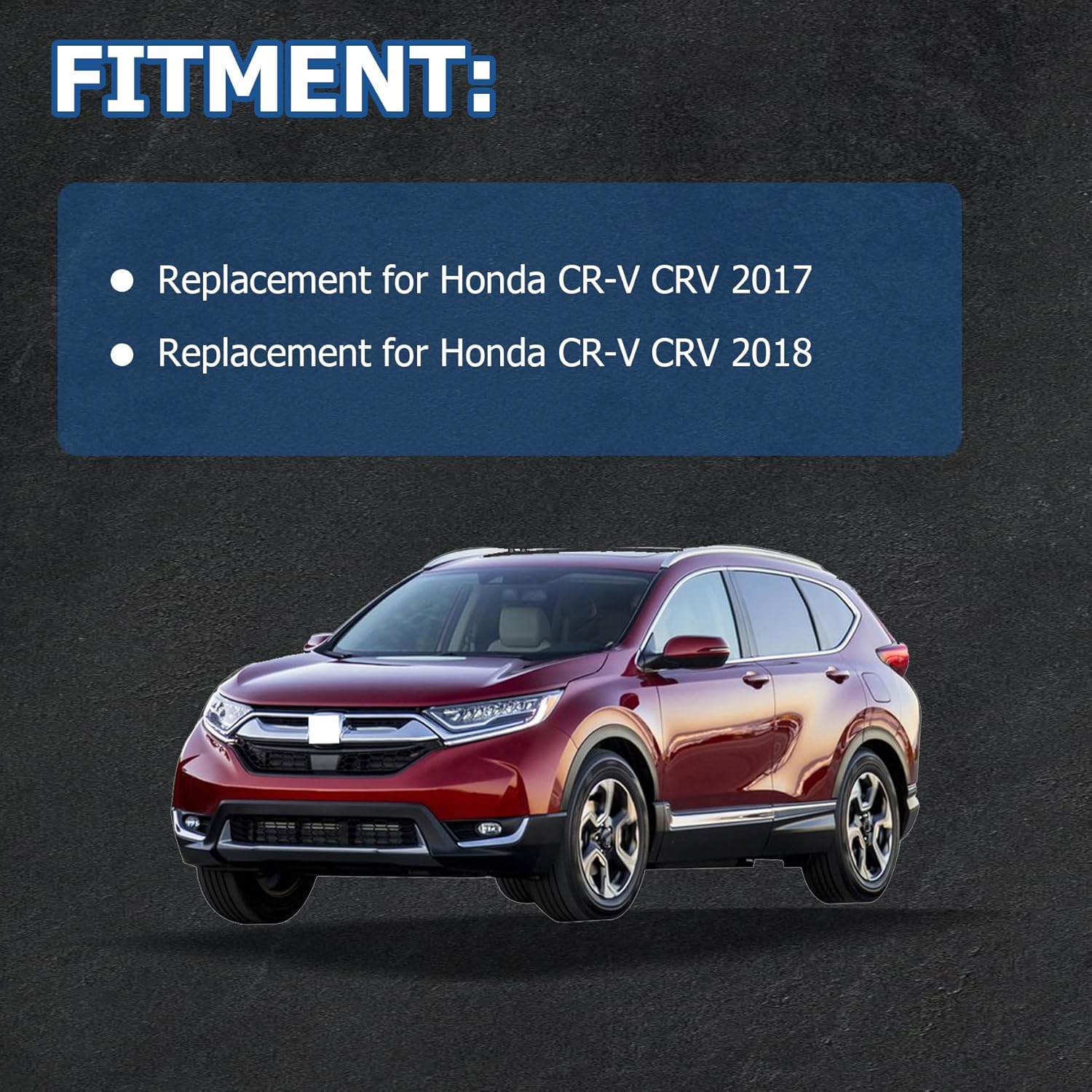 Fog Light Kit Replacement for Honda CR-V CRV 2017 2018 Bumper Driving Light Driver and Passenger Side Clear Lens with Switch+Wiring+Bulbs 33901-SLE-305