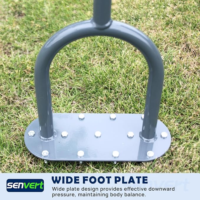 Overall, a lawn aerator spike manual yard aerator with 13 iron spikes is a simple and effective tool for aerating your lawn soil. By using this tool, you can improve the health and appearance of your lawn, promoting stronger and more resilient grass growth. Investing in a manual aerator can help you achieve a lush and healthy lawn that you can enjoy for years to come. Description by ChatGPT.