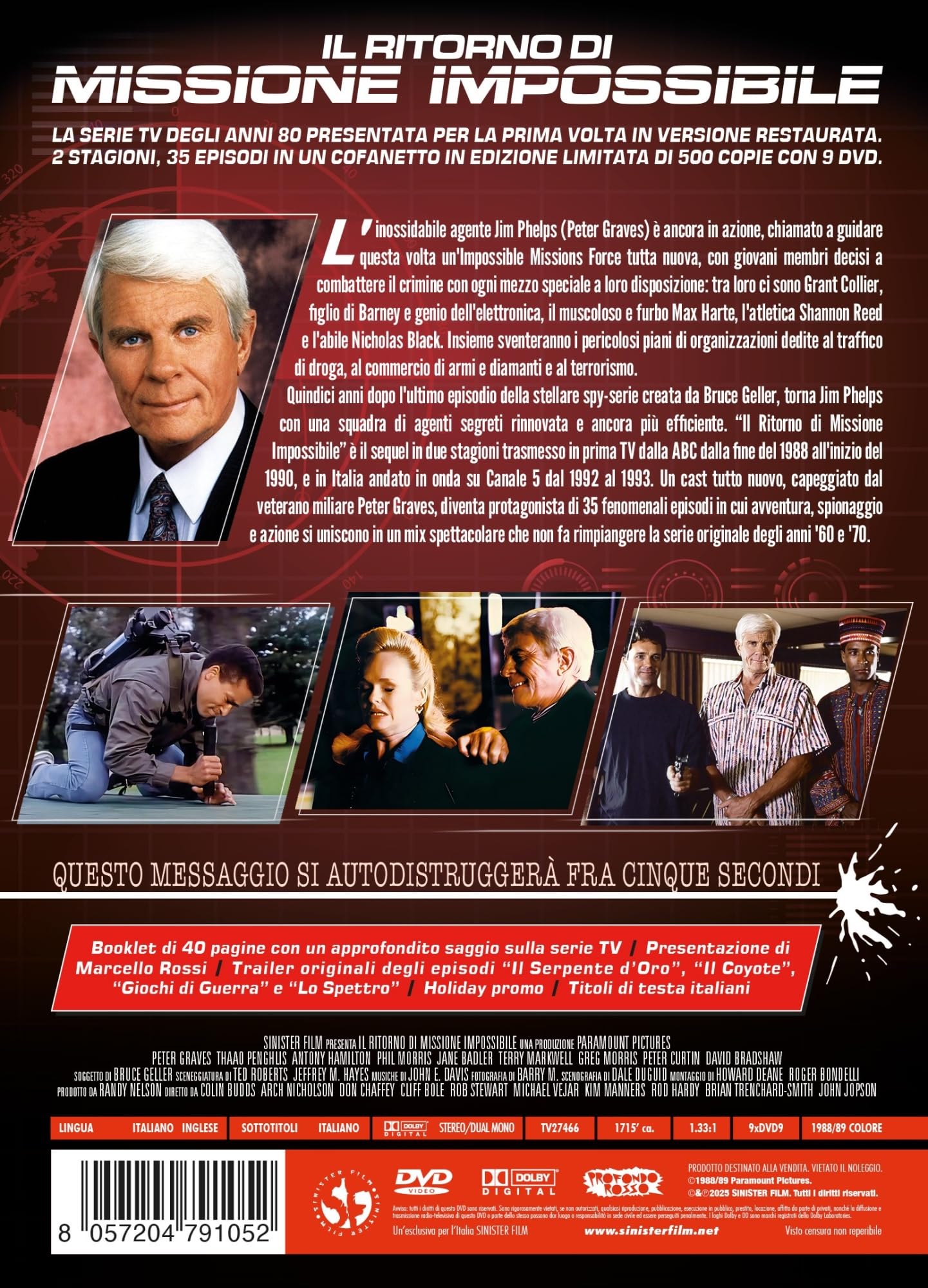 Il Ritorno Di Missione Impossibile (9 Dvd) - La Serie Tv Completa Degli Anni 80