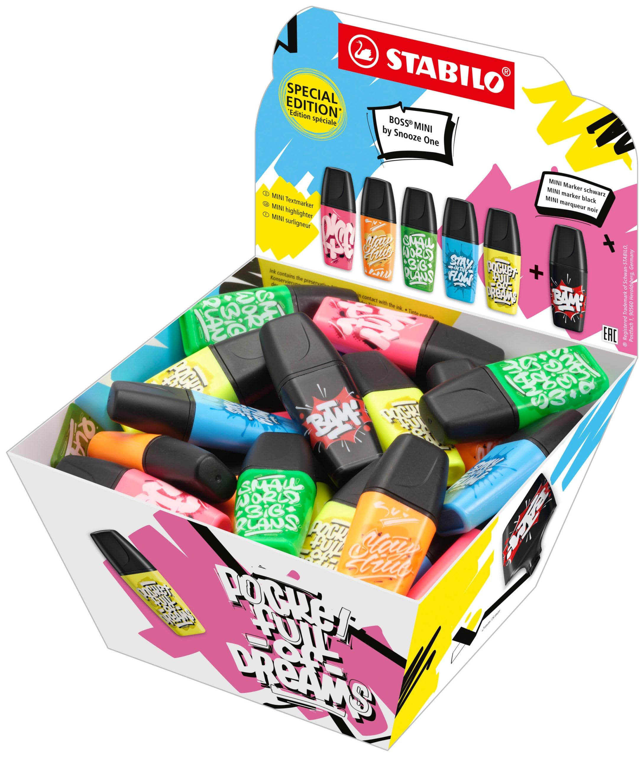 STABILO Textmarker BOSS Mini 50er