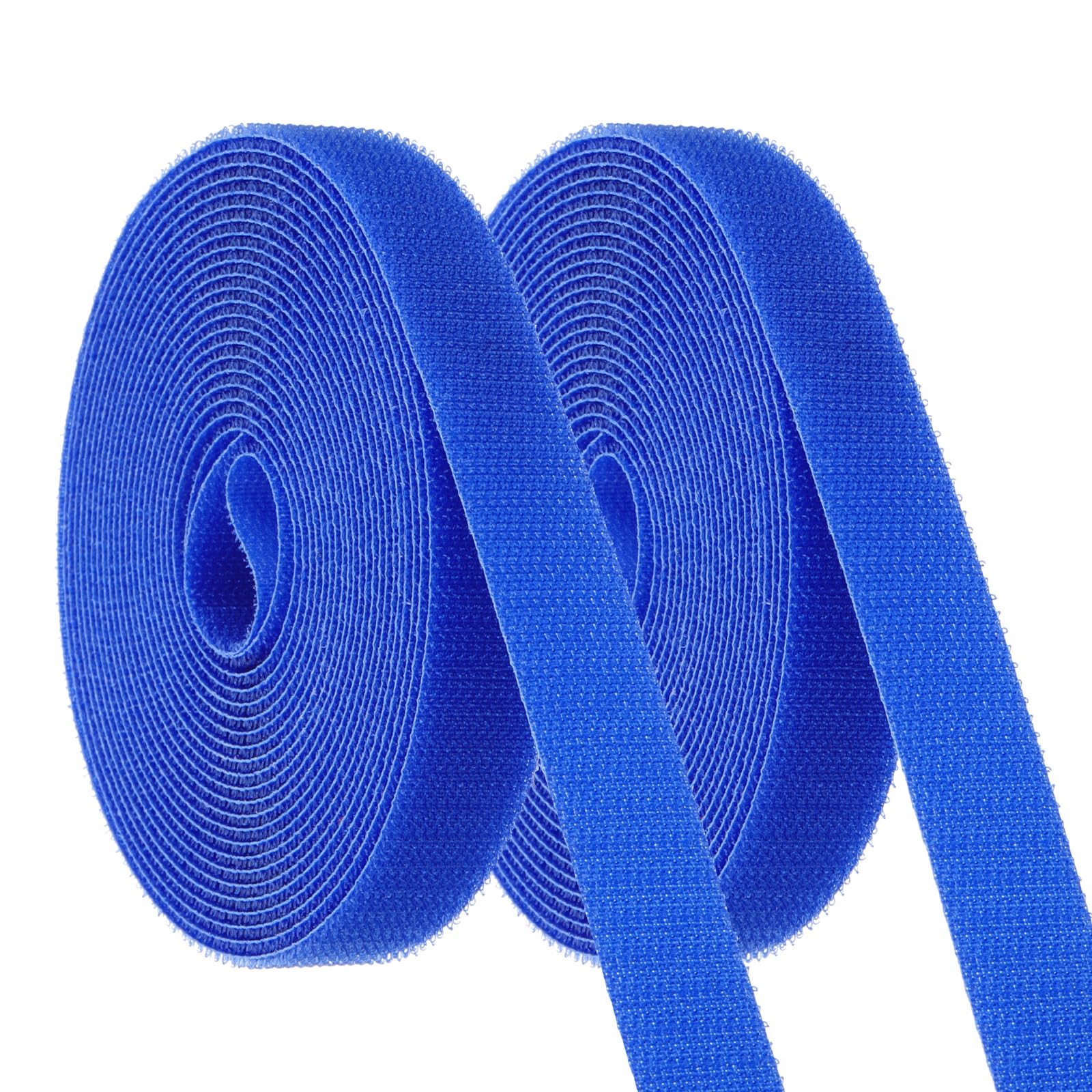 PATIKIL Carpet Marker Strips 20mm x 5 Meters, 2 Roll Floor Markers Nylon Strip Floor Marking Tape for Classroom Rug Teacher Supplies, Blue