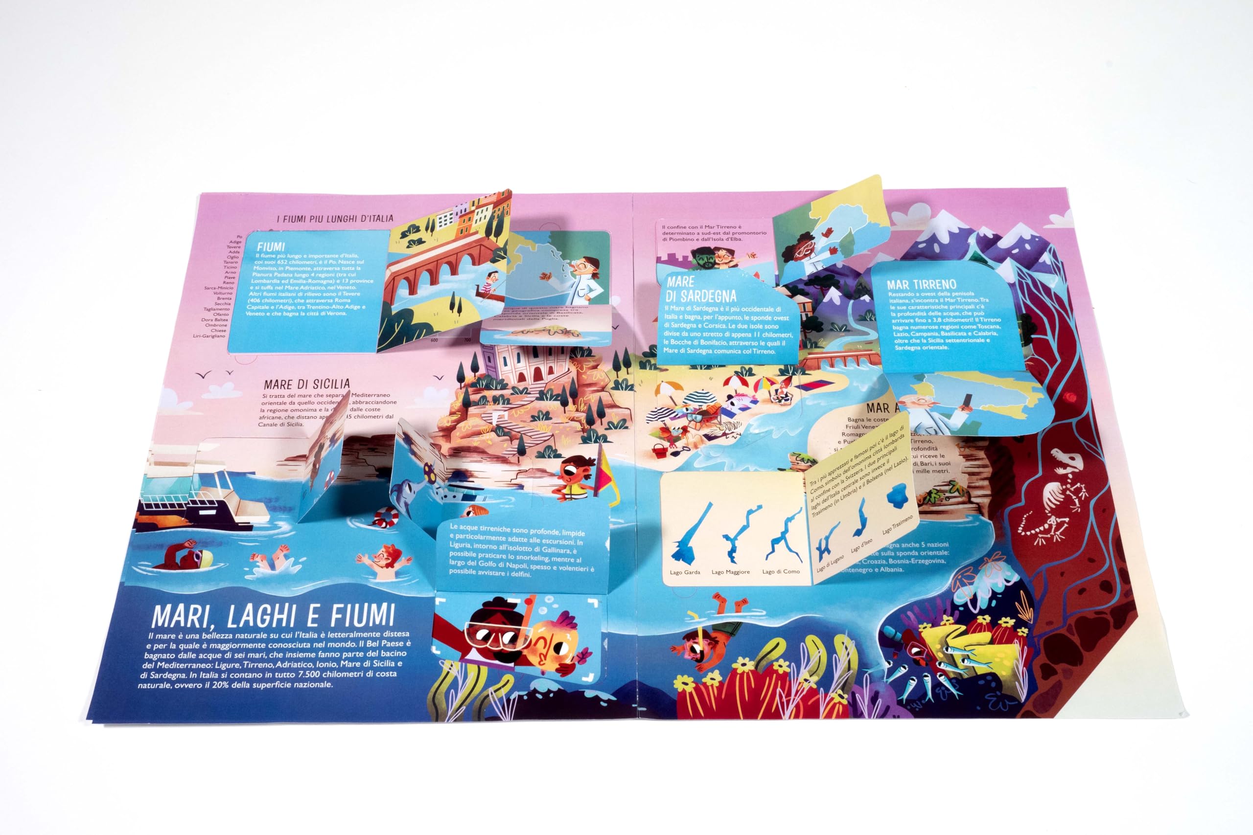 Atlante d'Italia flip-flap. Viaggi intorno al mondo. Ediz. illustrata