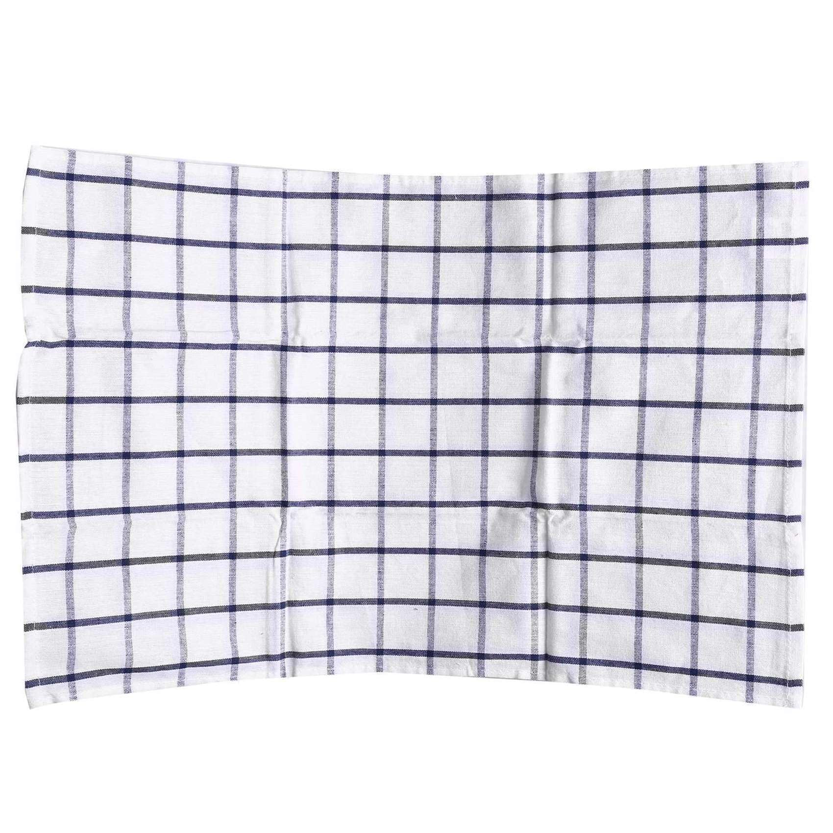 18 Pezzi di Alta qualità Blu Plaid Un Righe Strofinaccio Asciugamano da Cucina Tovagliolo Tovaglia 100% Cotone Tessuto