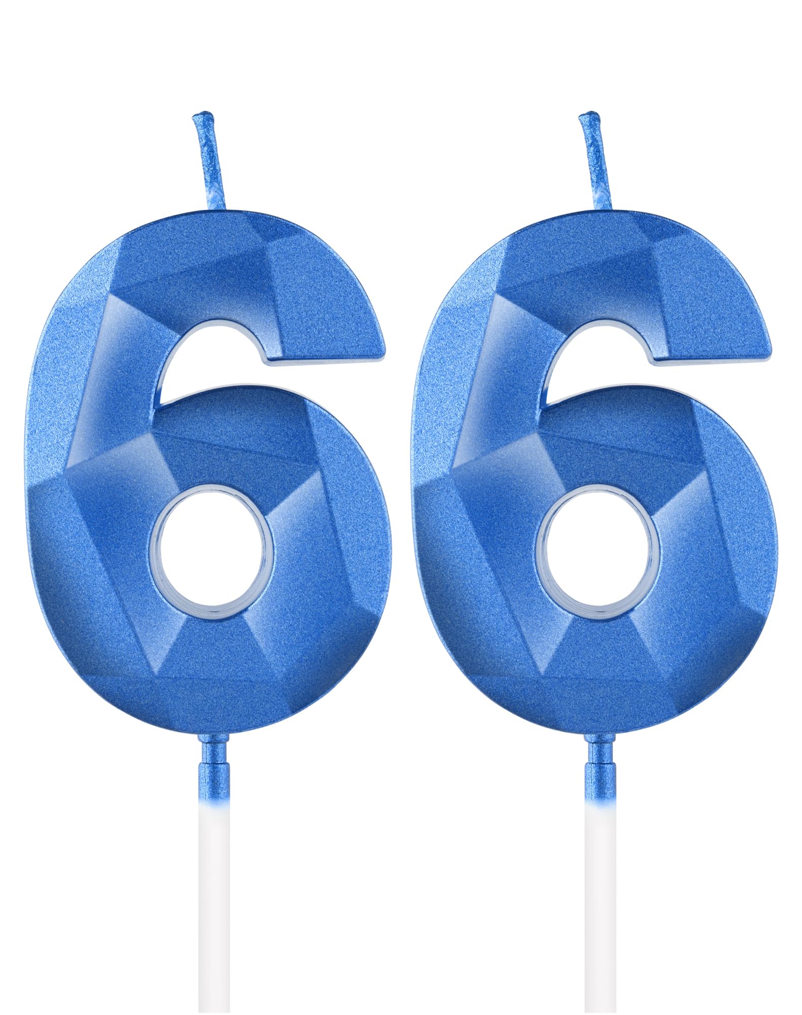 Royal Blue 13th Birthday Candles, 3D Number 13 Candle for Cake, Boy Girl 13th Birthday Decorations,Sapphire Candle Topper Blue Cake Decorations for Birthday Party Wedding Anniversary Supplies — view 203