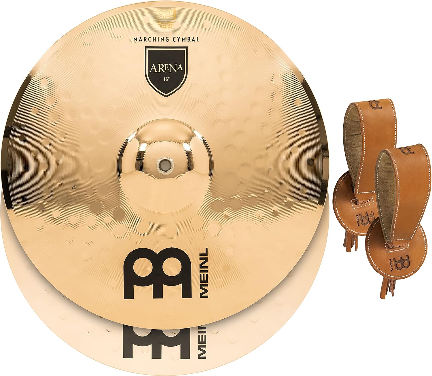 Meinl 16” Arena Marching Cymbal Pair with Straps