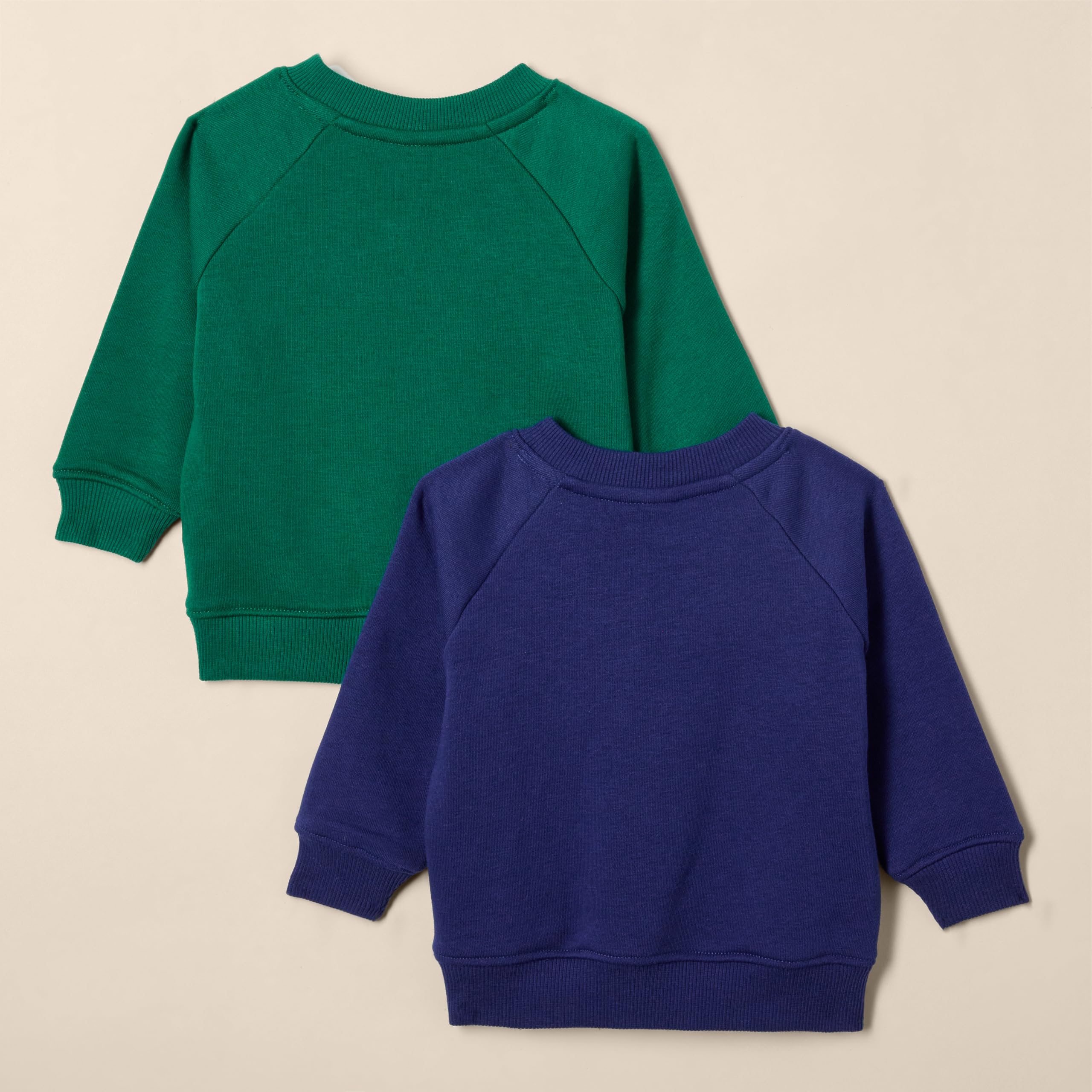 Amazon Essentials Felpe Girocollo in Spugna Unisex Bimbi e Bambini, Pacco da 2