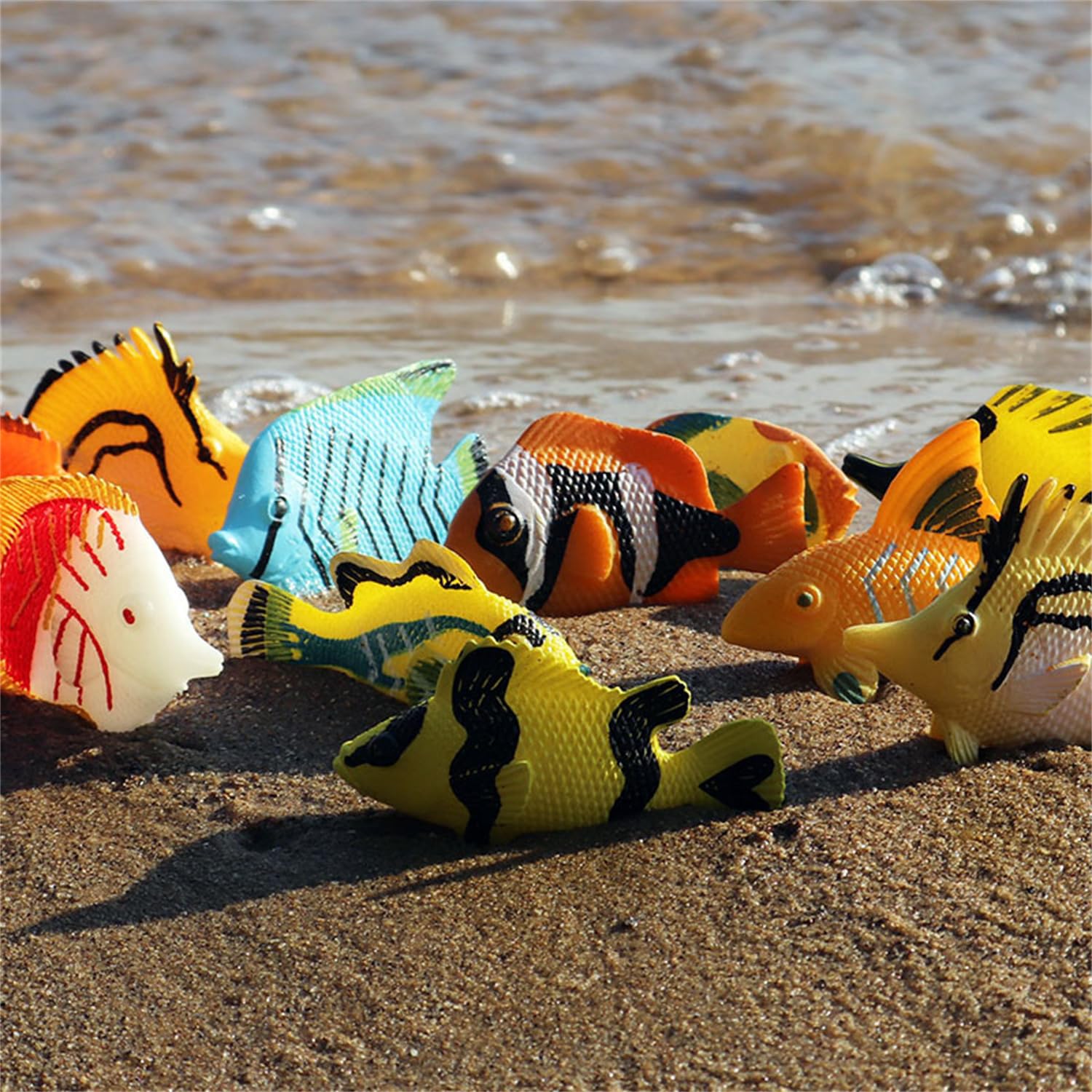 熱帯魚のオブジェ　７点セット Amazon | EUHELOPA 魚 フィギュア 18体セット 熱帯魚 カクレクマノミ