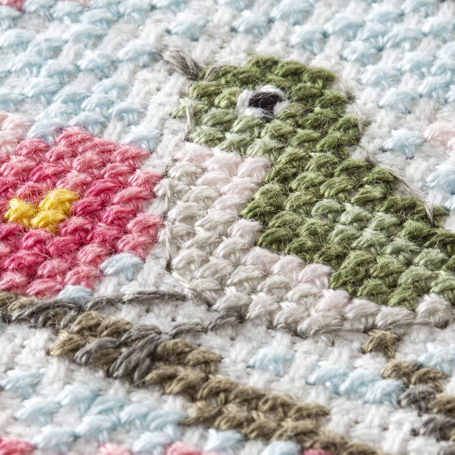 Olympus Thread Embroidery Kit February Plum and Small Bird No.7542