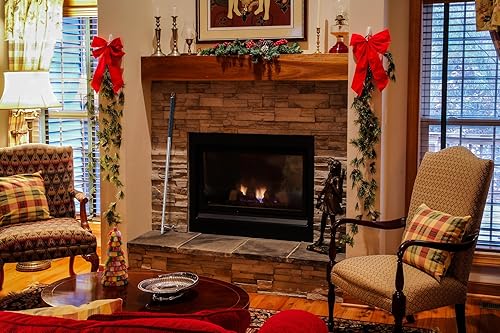 Miniatura 5 de RAOMEIDE Atizador de fuego de 48 pulgadas para fogata al aire libre, atizador de fogata extra largo con soplador, herramientas de chimenea para