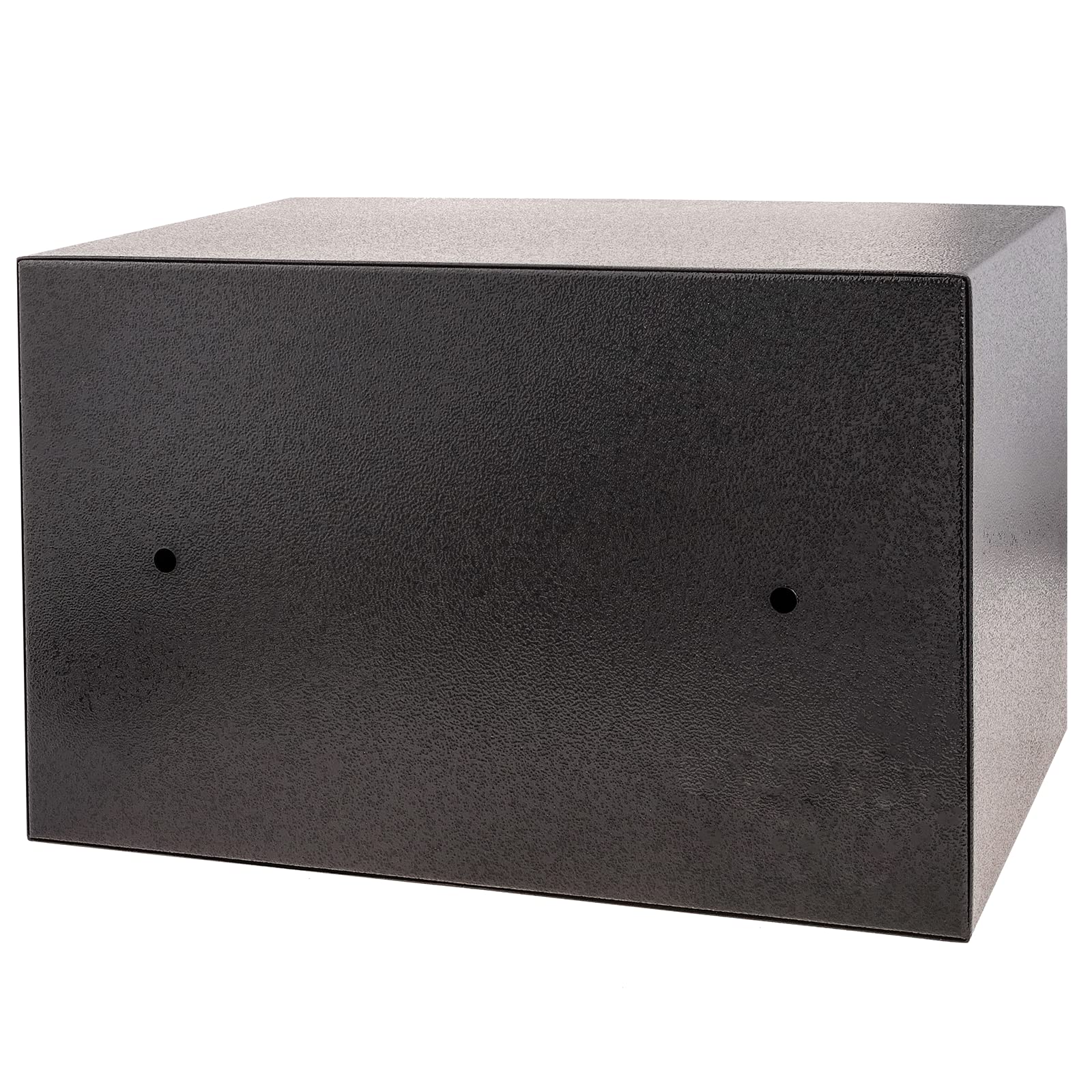 PrimeMatik - Coffre-fort de sécurité en acier avec clés 31 x 20 x 20 cm noir