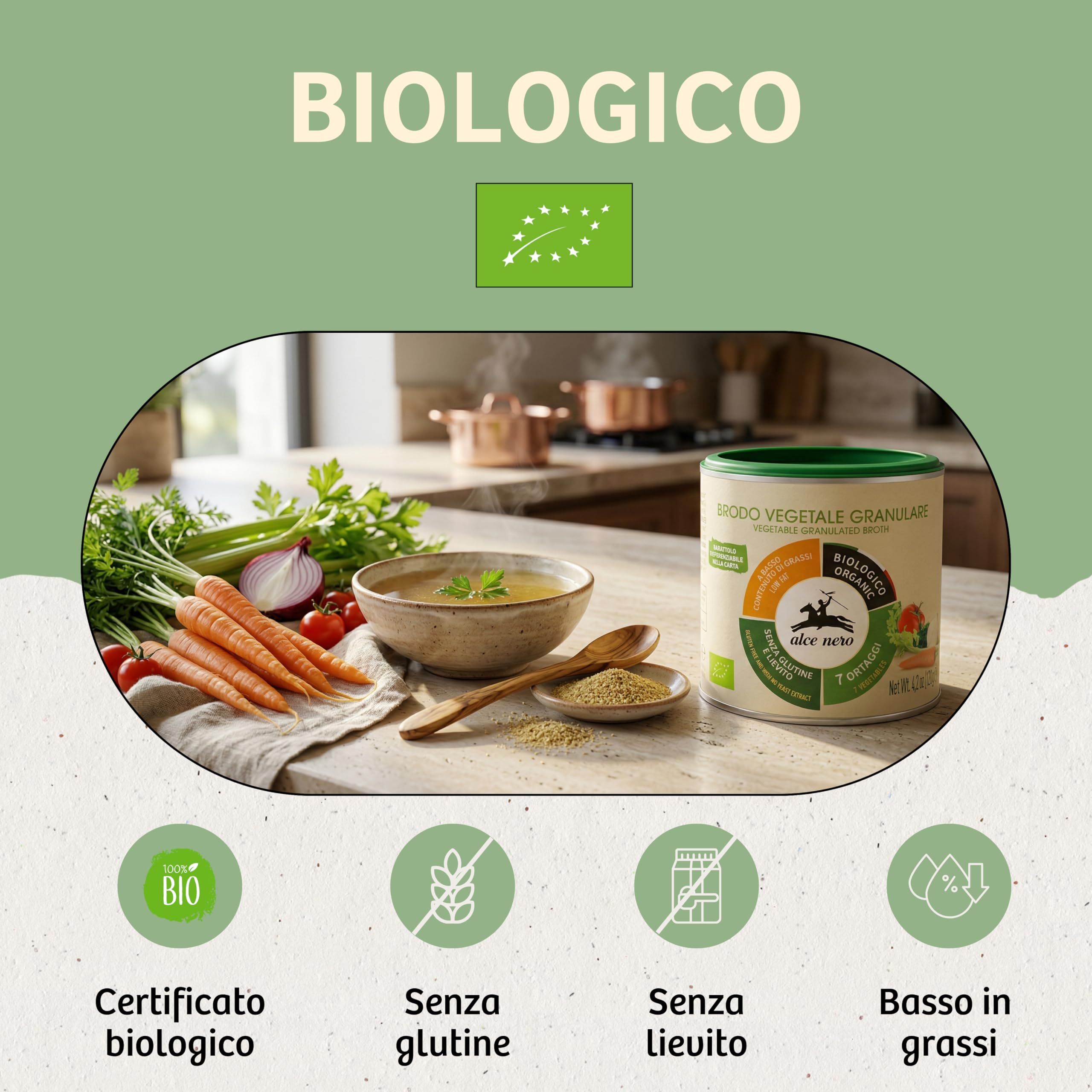 Brodo Vegetale Alcenero 120 G