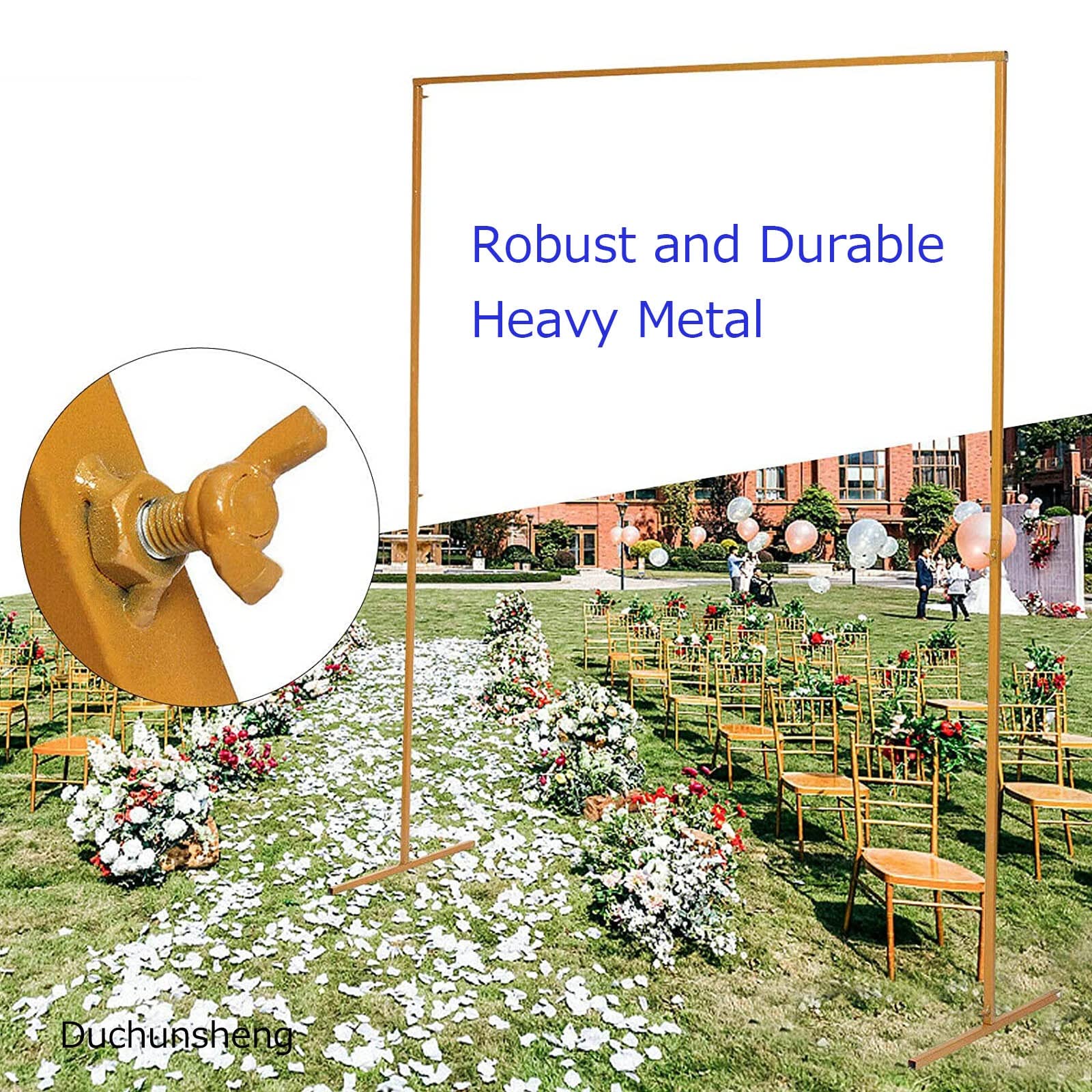 Marcos De Hierro Para Guirnaldas, Pack De 3, Base Para Decoración Floral, Ideal Para Paredes Y Jardines