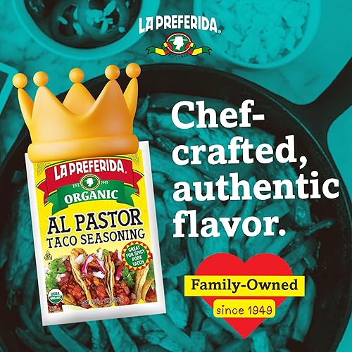 Miniatura 5 de La Preferida Condimento orgánico para tacos Al Pastor, 1 onza (paquete - 12)