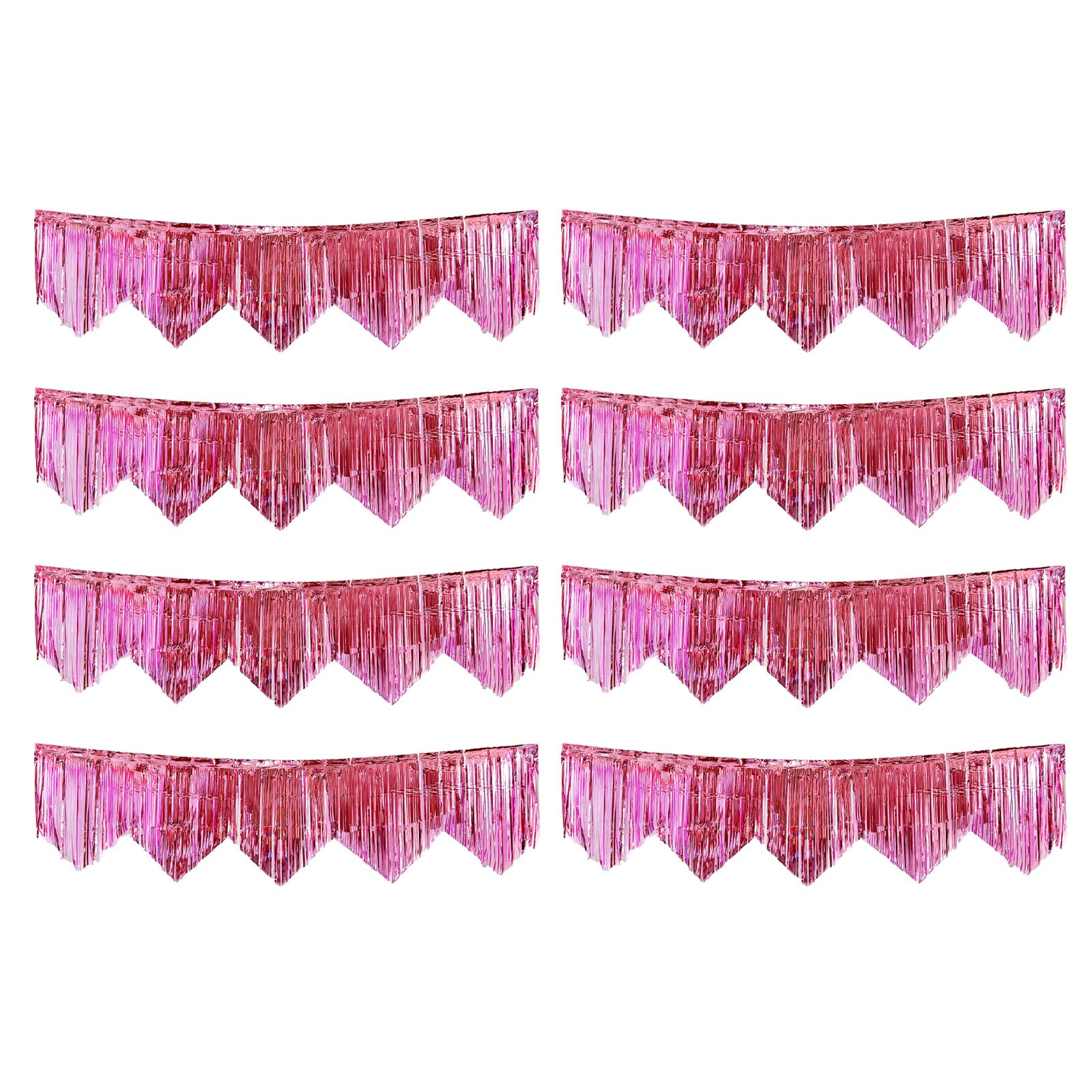 Zxfdsfdbnm Wall Hanging Birthday Banners Backdrop Colorful Rain Stream Banners Foil Fringe Garlands Tinsel Streamers or Birthday and Holiday Event Permanent Plastics Party Broadcasters