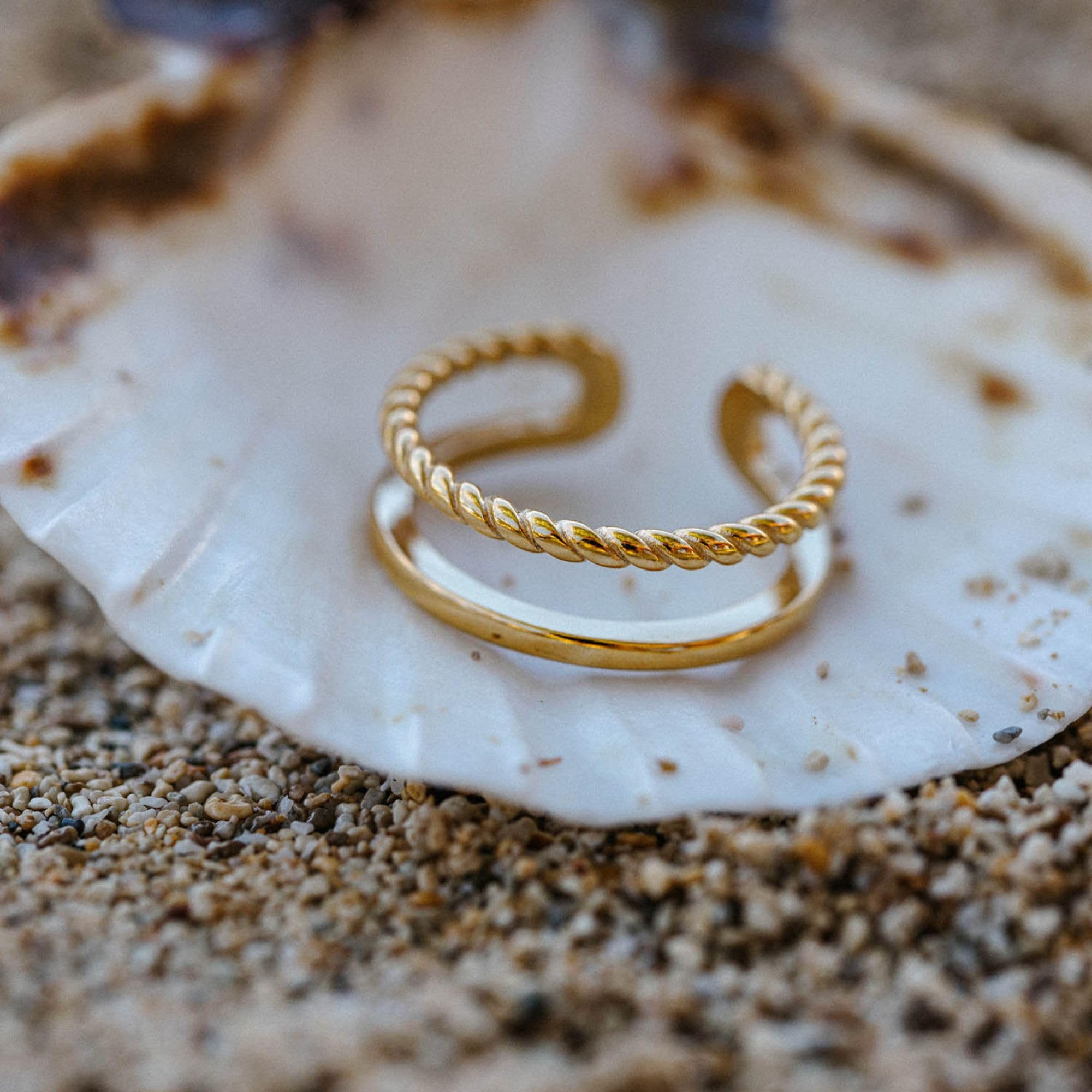 Purelei Mau Ring Adjustable Verstellbarer Ring Gold Silber Roségold Edelstahl Größen S/M M/L