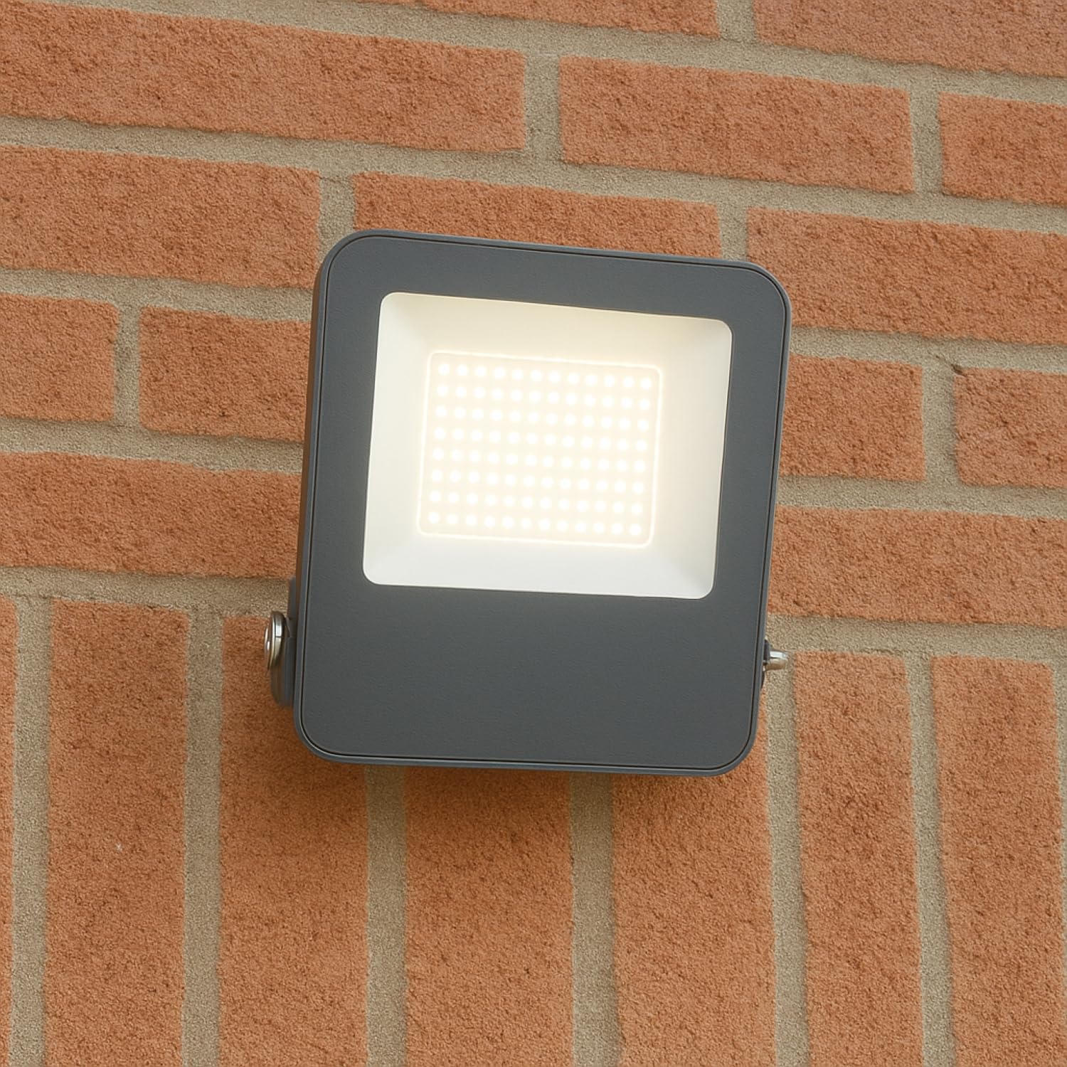 CGC Lighting Outdoor Outside Security Flood Light LED Intergrated IP65 Weatherproof (Black 100W)