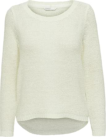 ONLY Damen Pullover Onlgeena - Strickpulli Langarm Mit Noos Design