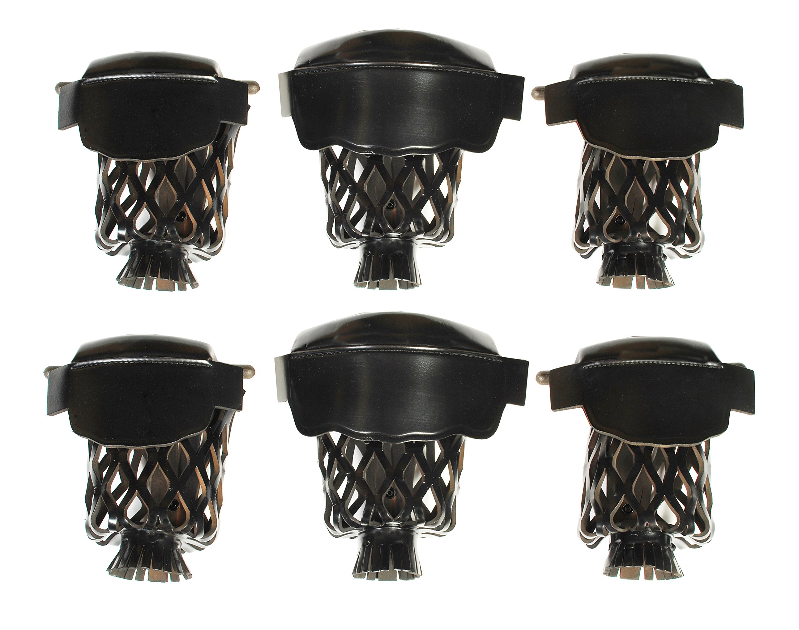 ISZY Billiards Leather Pool Table Billiard Pockets Set