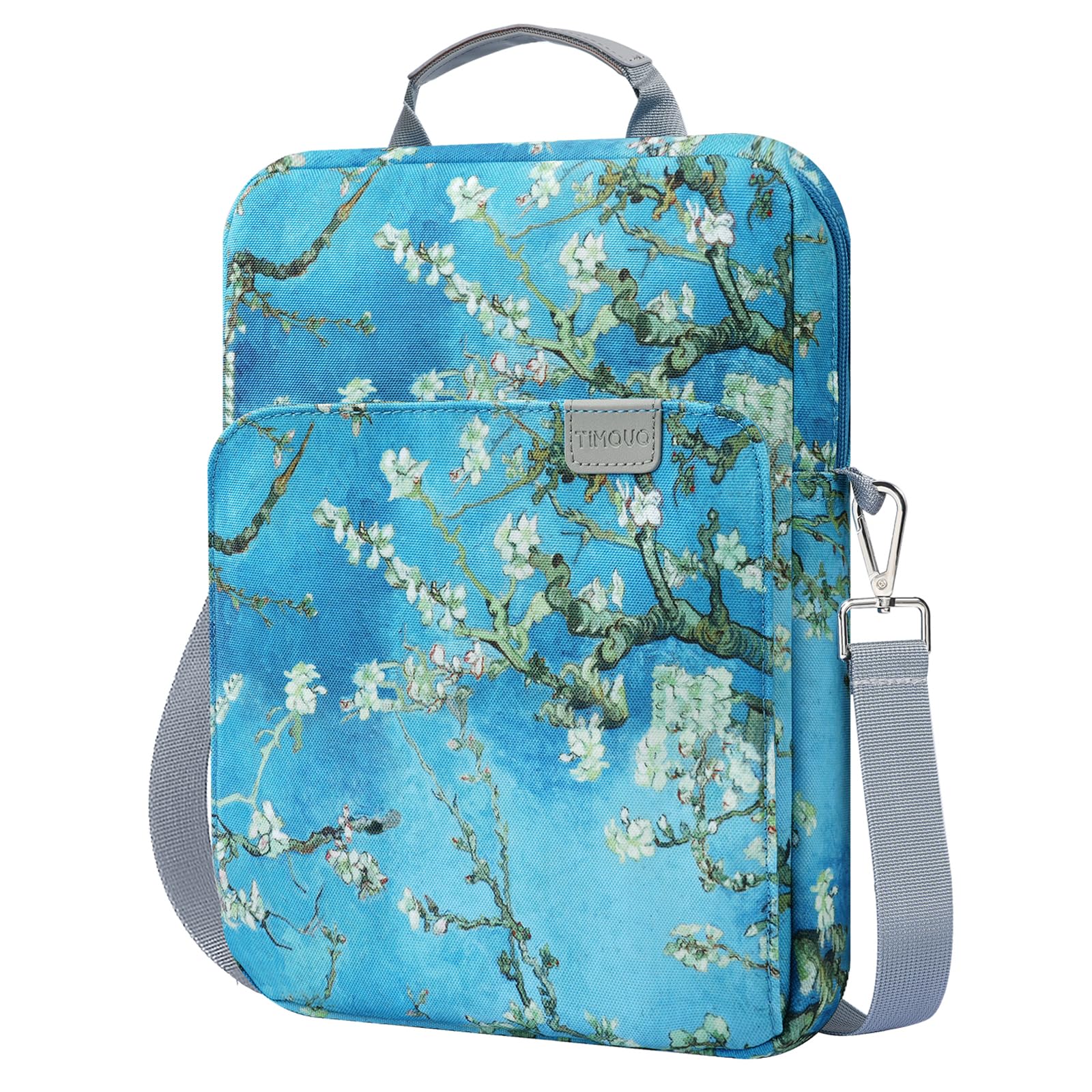 TiMOVO 9-11" Tablet Sleeve Bag Carrying Case with Strap, Apricot Blossom