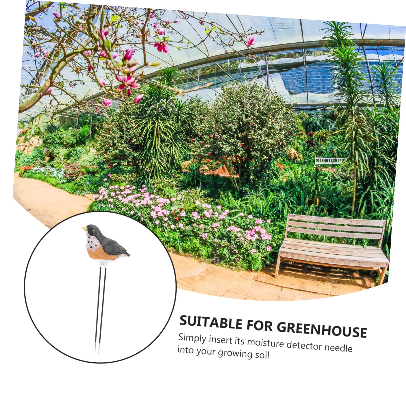 Toddmomy 2 Pezzi Sensore Umidità per Piante Forma Allarme Irrigazione per Controllo Umidità Del per Giardinaggio Indoor e Outdoor
