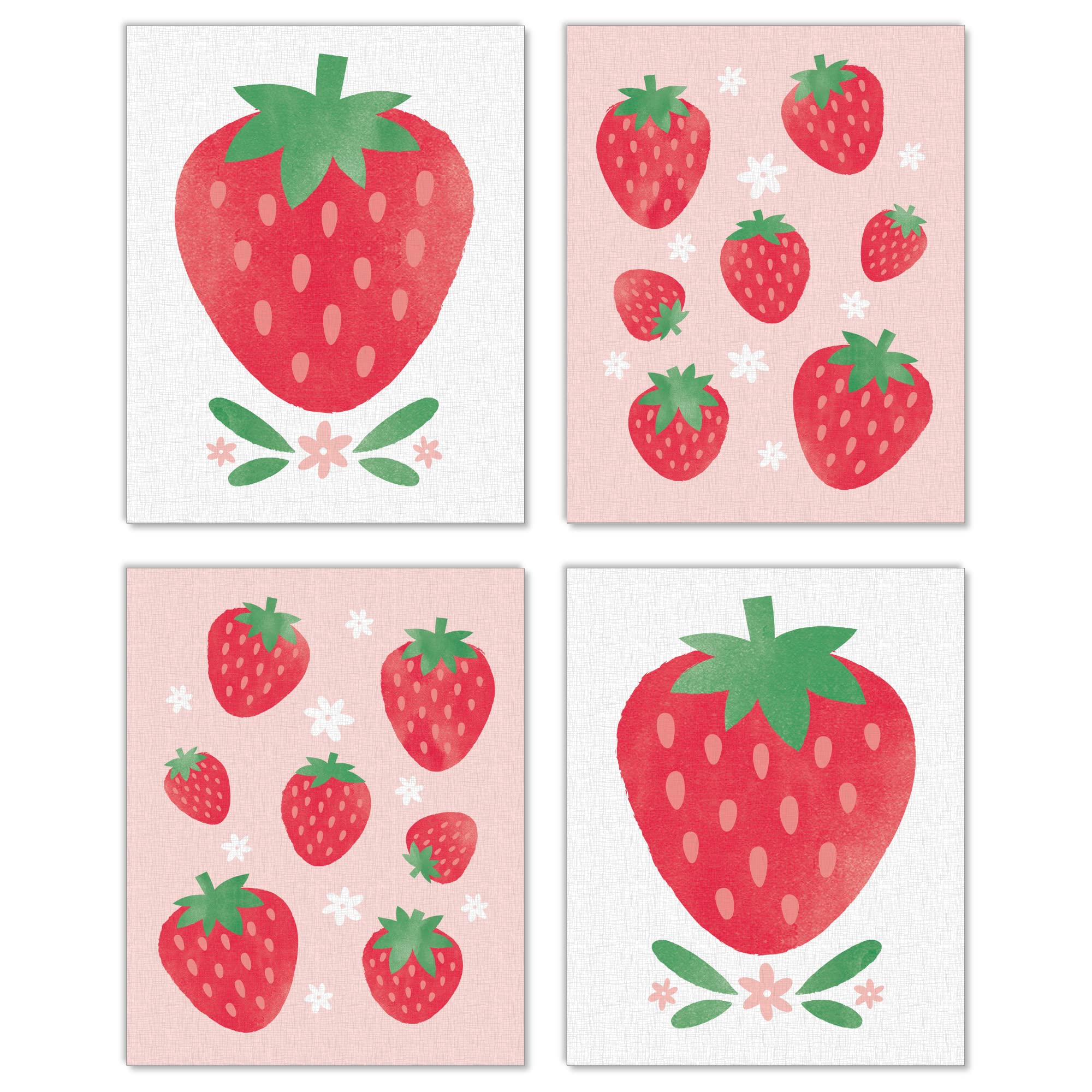 strawberry✨ページ Amazon.com: Big Dot of Happiness Berry Sweet Strawberry - Unframed