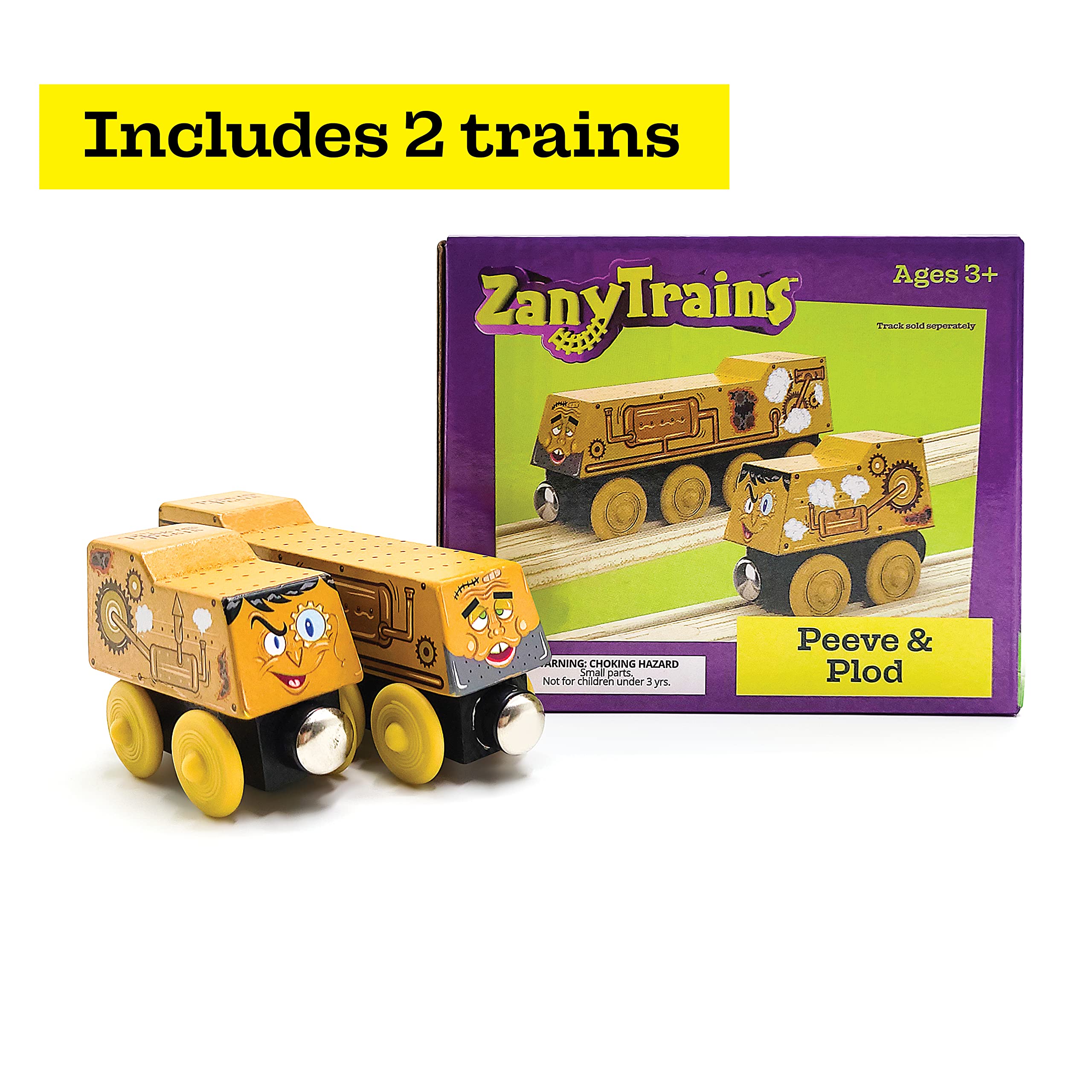 Buy Zany Trains The Pesky Pests Series 1 Wooden Train Set