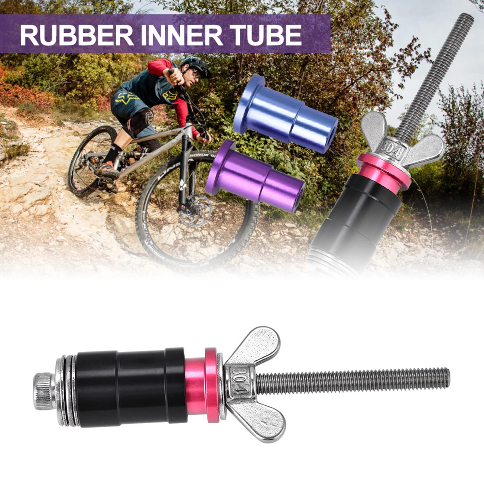 Ejoyous Rear Shock Bushing Tool, Anti Bike Rear Shock Bushing Tool Sturdy Rear Shock Eyelet Bushing Removal Install Hand Tool Bike Accessry for Rockshox X CCDB DU