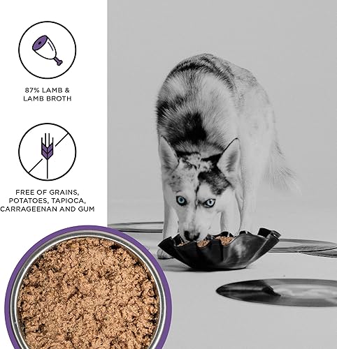 Miniatura 3 de BIXBI Liberty - Alimento húmedo enlatado sin granos para perros, receta de cordero, latas de 12.5 onzas (paquete de 12)