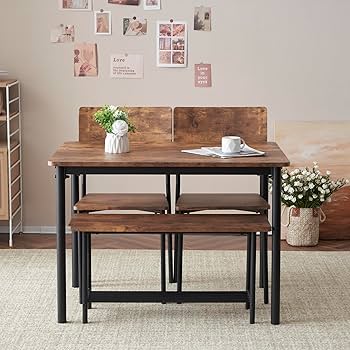 Amazon｜ダイニングテーブルセット 4人用 ダイニングテーブル