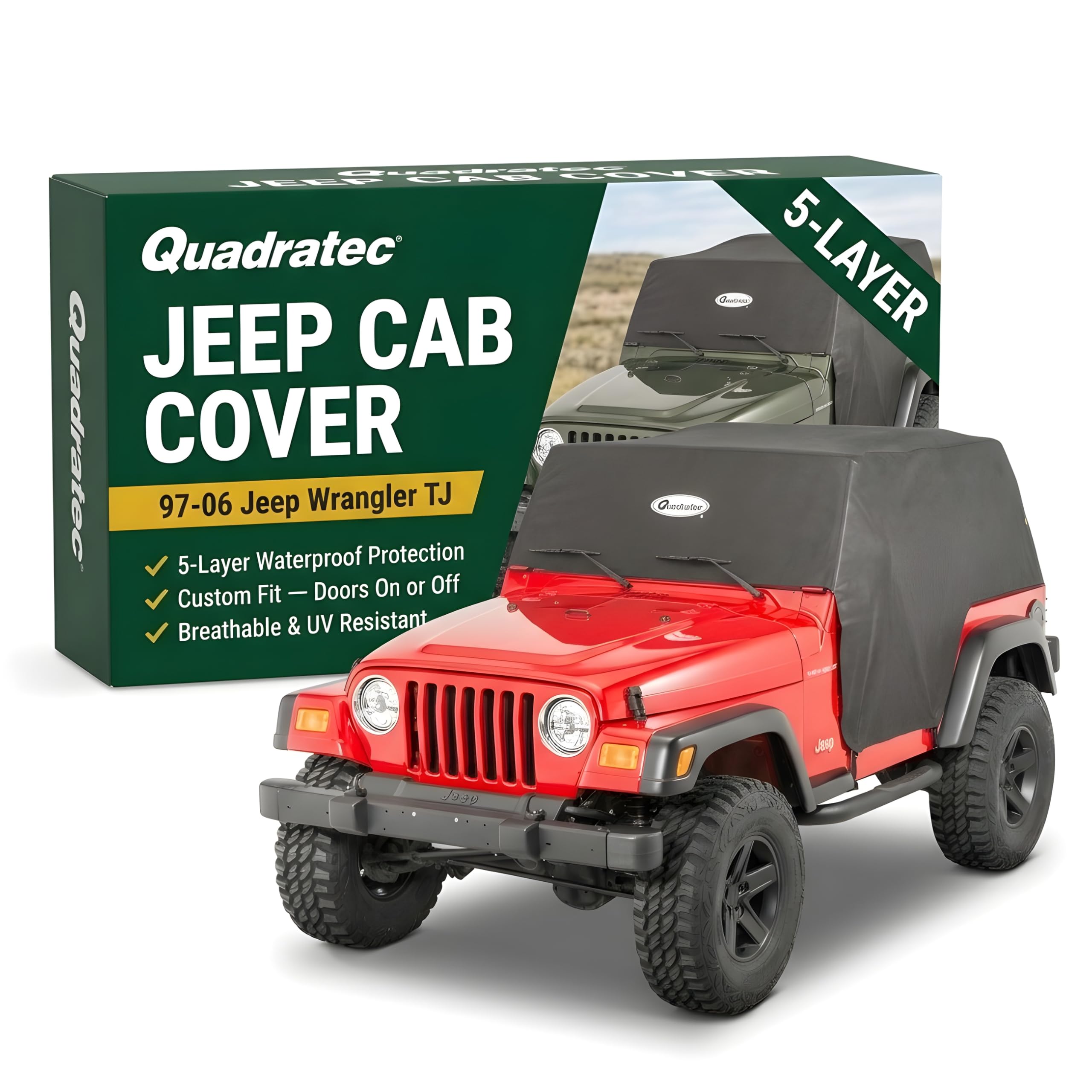 Amazon.com: Quadratec Softbond 5-Layer Car Cover - Fits Jeep