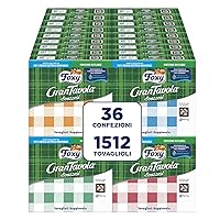 Foxy GranTavola Scozzesi | Tovaglioli Doppiovelo | 36 Confezioni Da 42 Pezzi 32x32,5cm