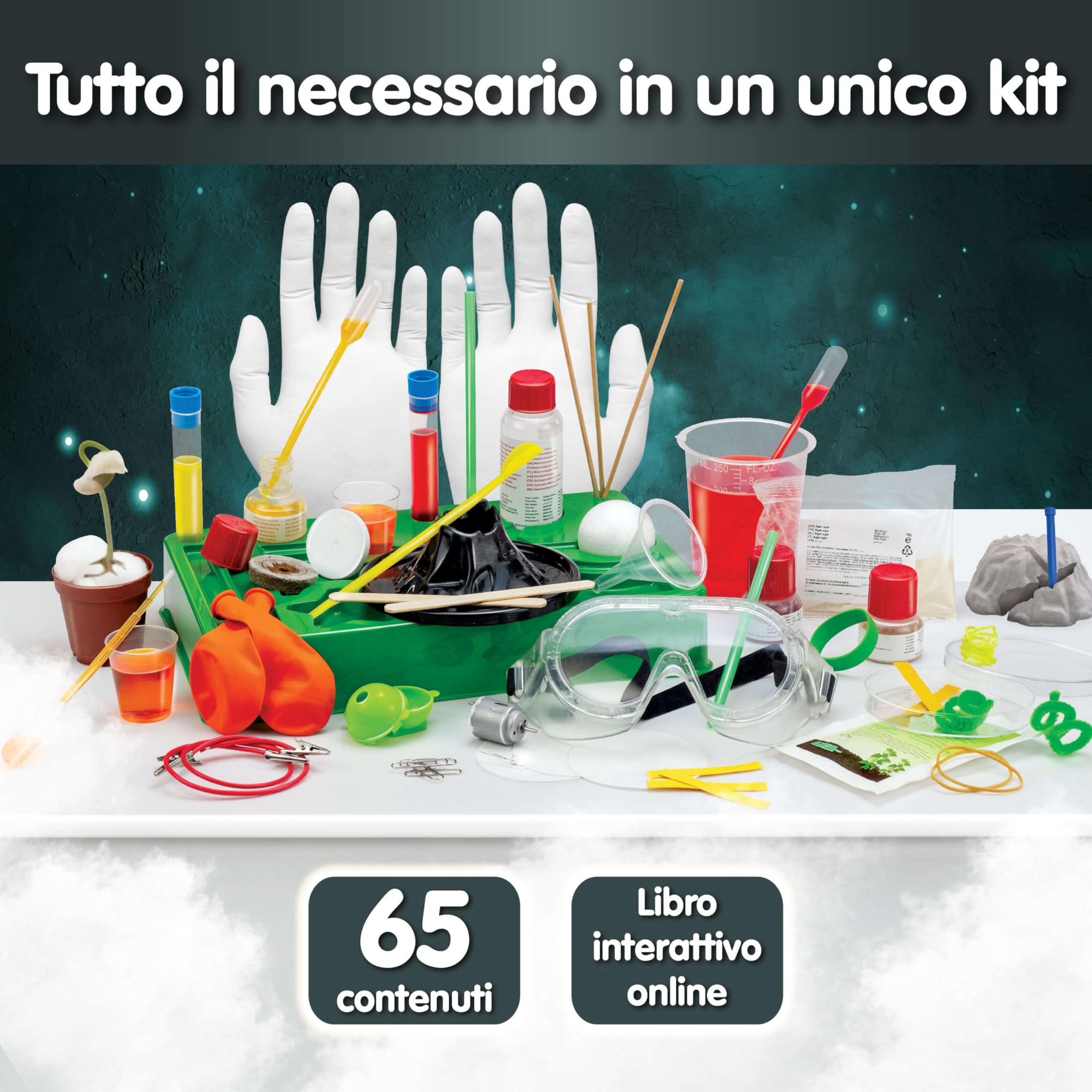 Science4you 250 Esperimenti Scientifici per Bambini - Il Piccolo Chimico, Kit Scientifico Educativo, per imparare la Fisica, la Chimica, Giocattoli Educativi, Regali Originali per Bambini 8 9 10 11+