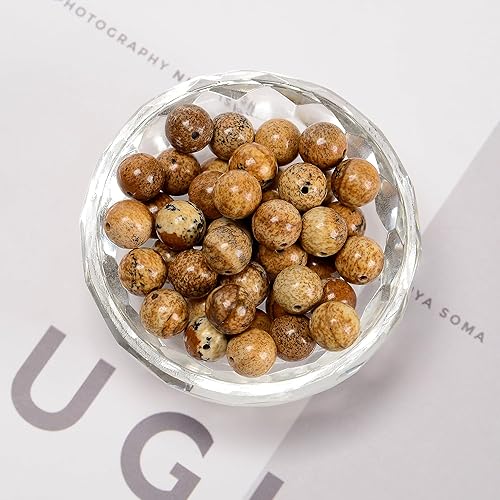 Miniatura 7 de 65 cuentas de obsidiana negra dorada de 0.236 pulgadas (0.236 in), piedra natural, piedras preciosas redondas auténticas para hacer pulseras de