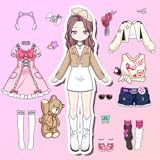 Dress Up Sweet DIY Paper Doll Game.
