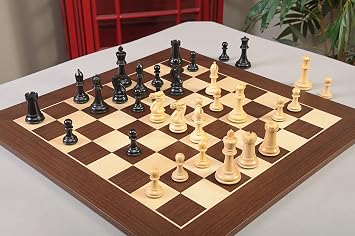 The House of Staunton - The Professional Chess Set - Pieces Only - 3.75 King - Ebonized Boxwood