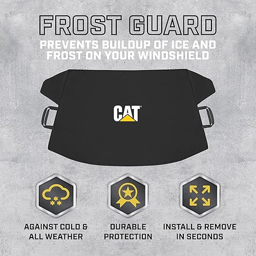 Miniatura 2 de Cat® - Protector contra nieve y escarcha para parabrisas, resistente a la intemperie, hielo y aguanieve, con correas antirrobo, para automóvil