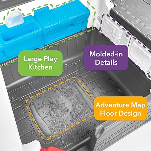 Miniatura 4 de Simplay3 Sunny Day Casa de campo para interiores o exteriores, casa de campo para niños pequeños y niños pequeños con cocina y mesa de picnic