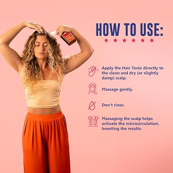 Lola From Rio Rapunzel Hair Tonic Spray for Women Hair Strengthening Treatment Thickening Spray for Fine Hair Supports Fuller, Healthier-Looking Hair 8.45 fl oz