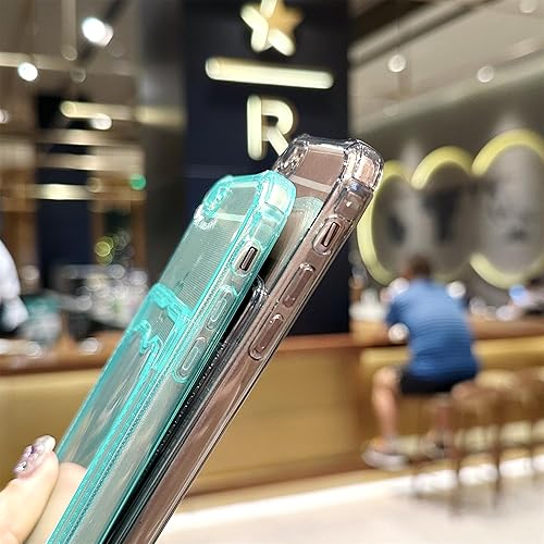 Miniatura 11 de Compatible with iPhone 6 Case, Clear Protective Card Slot Case, Slim Fit Soft TPU Shockproof Wallet Case with Cute Card Holder Pocket for iPhone 6