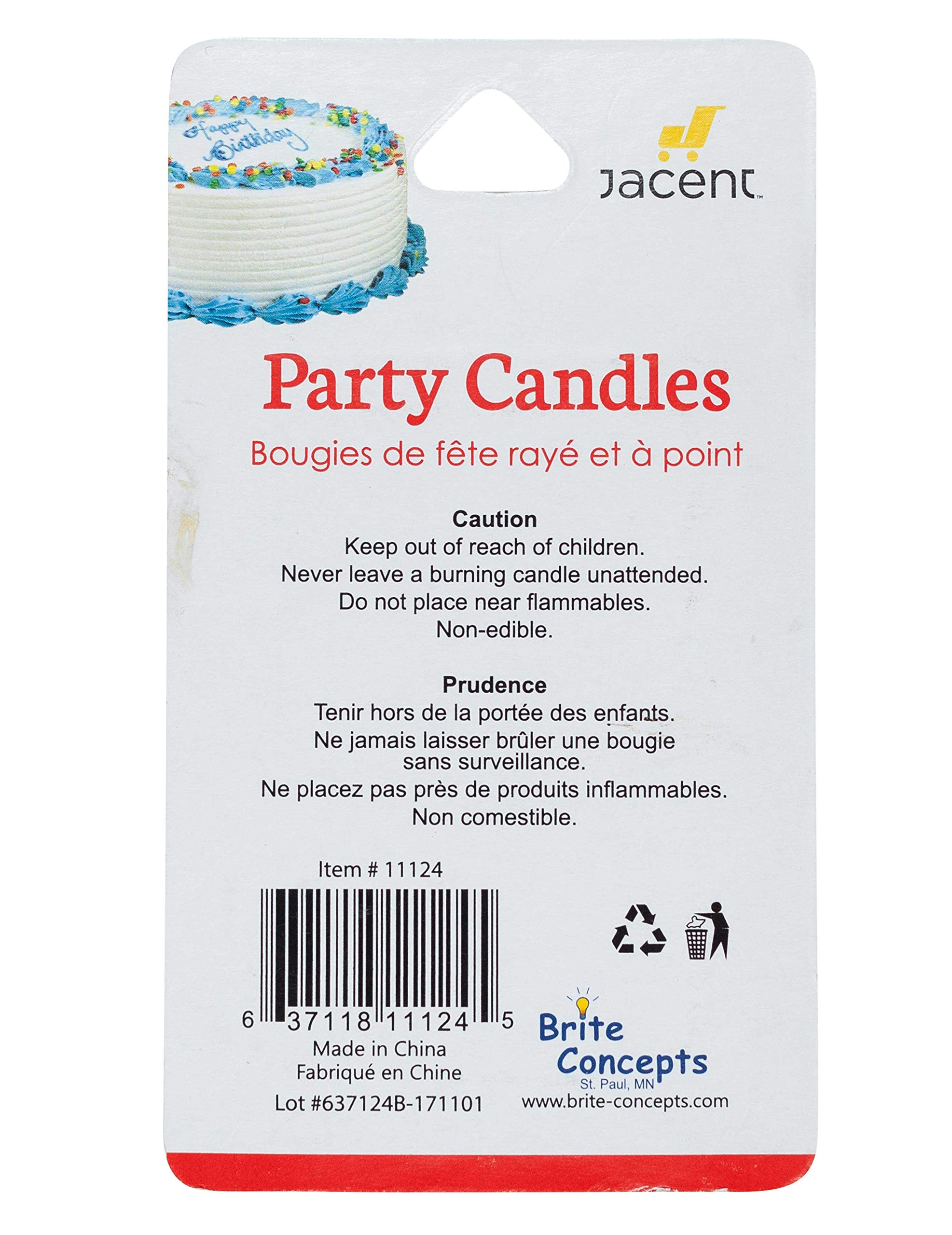Amazon.co.jp: Jacent Fun マルチカラー 水玉とストライプ 誕生日