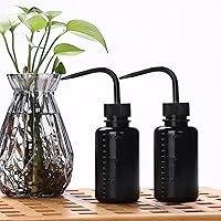 Vista 5 de Paquete de 2 botellas de lavado de tatuajes de 5.1 fl oz Botella de agua de 5 oz para riego de suculentas y uso médico, color negro