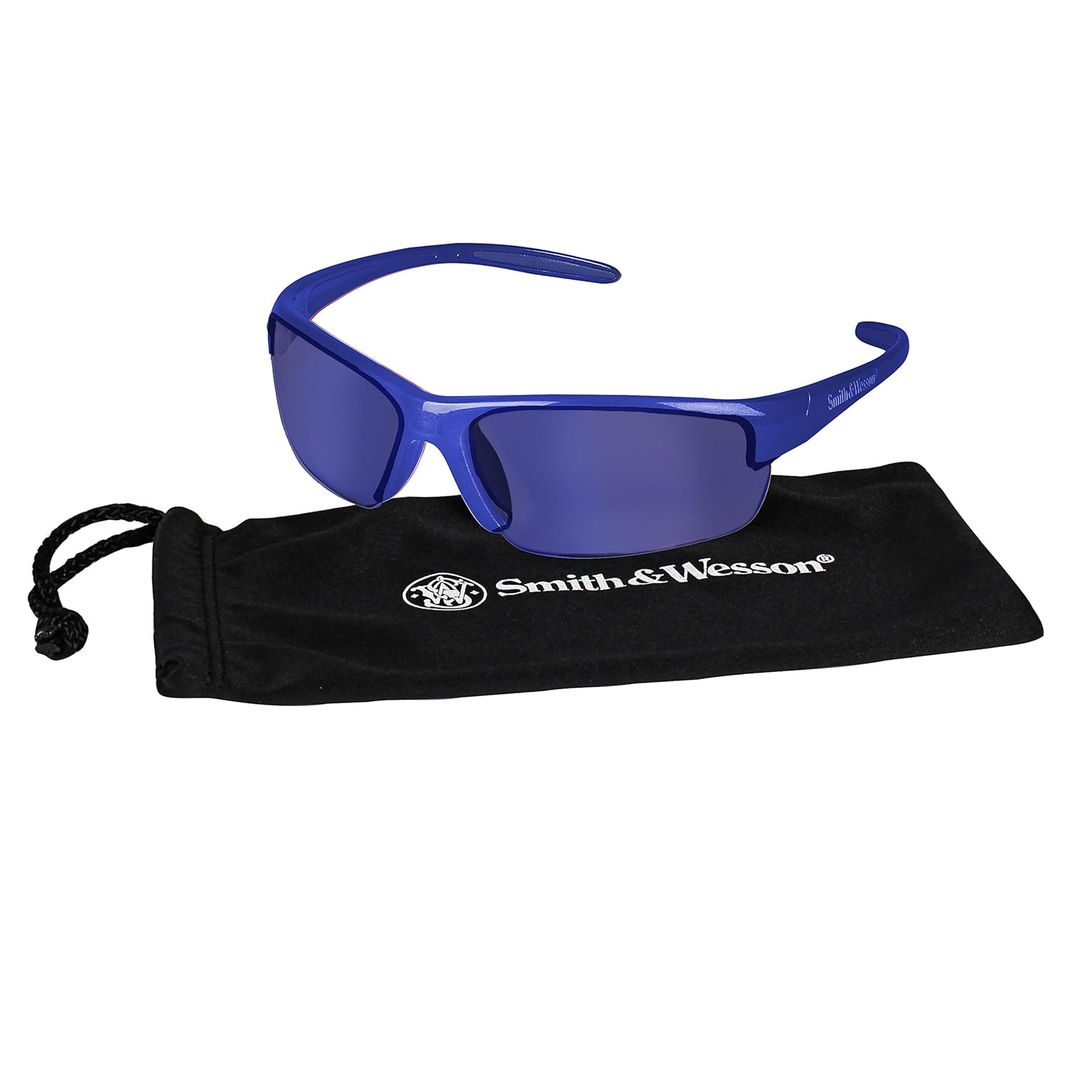 KLEENGUARD 21301 Equalizer Safety Eyewear, Blue Mirror Lens, Blue Frame, Pack of 12