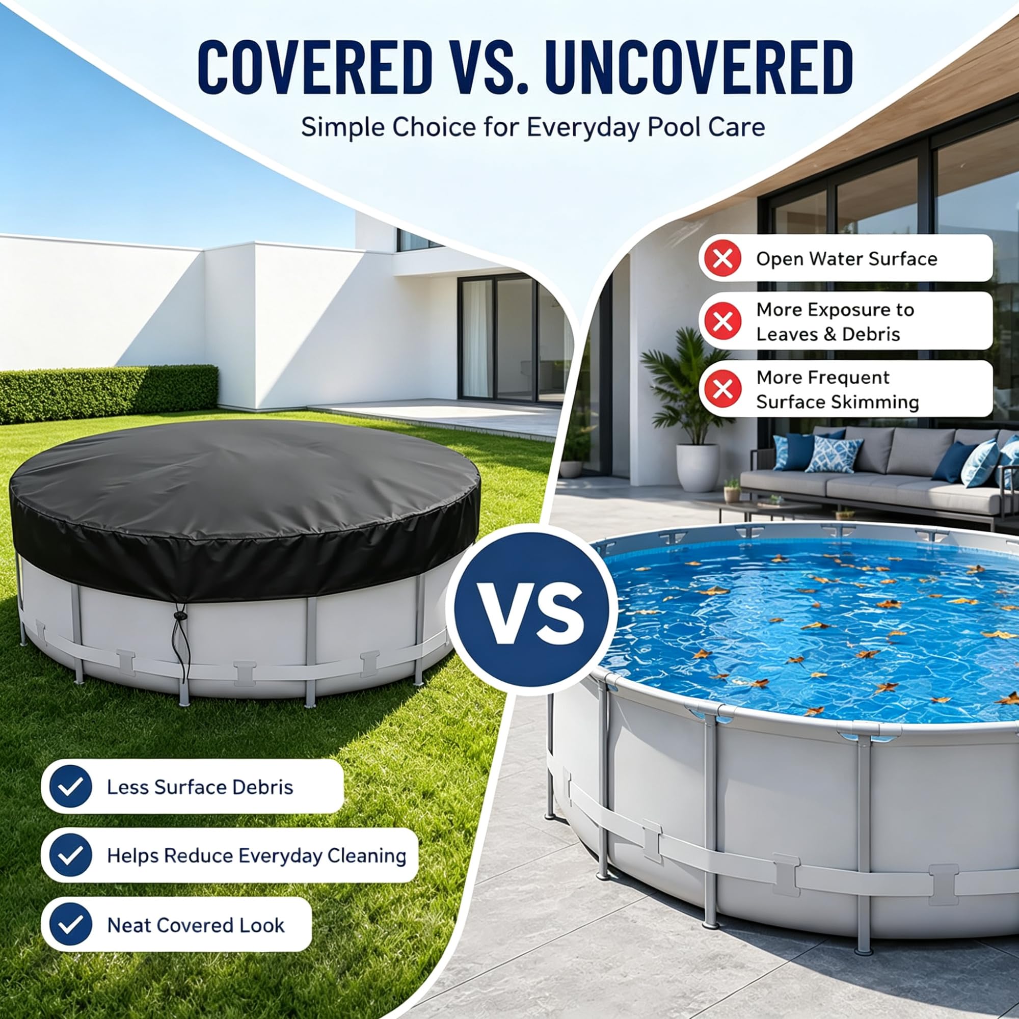 Cubierta Piscina Elevada para Blue Wave Belize 12 ft