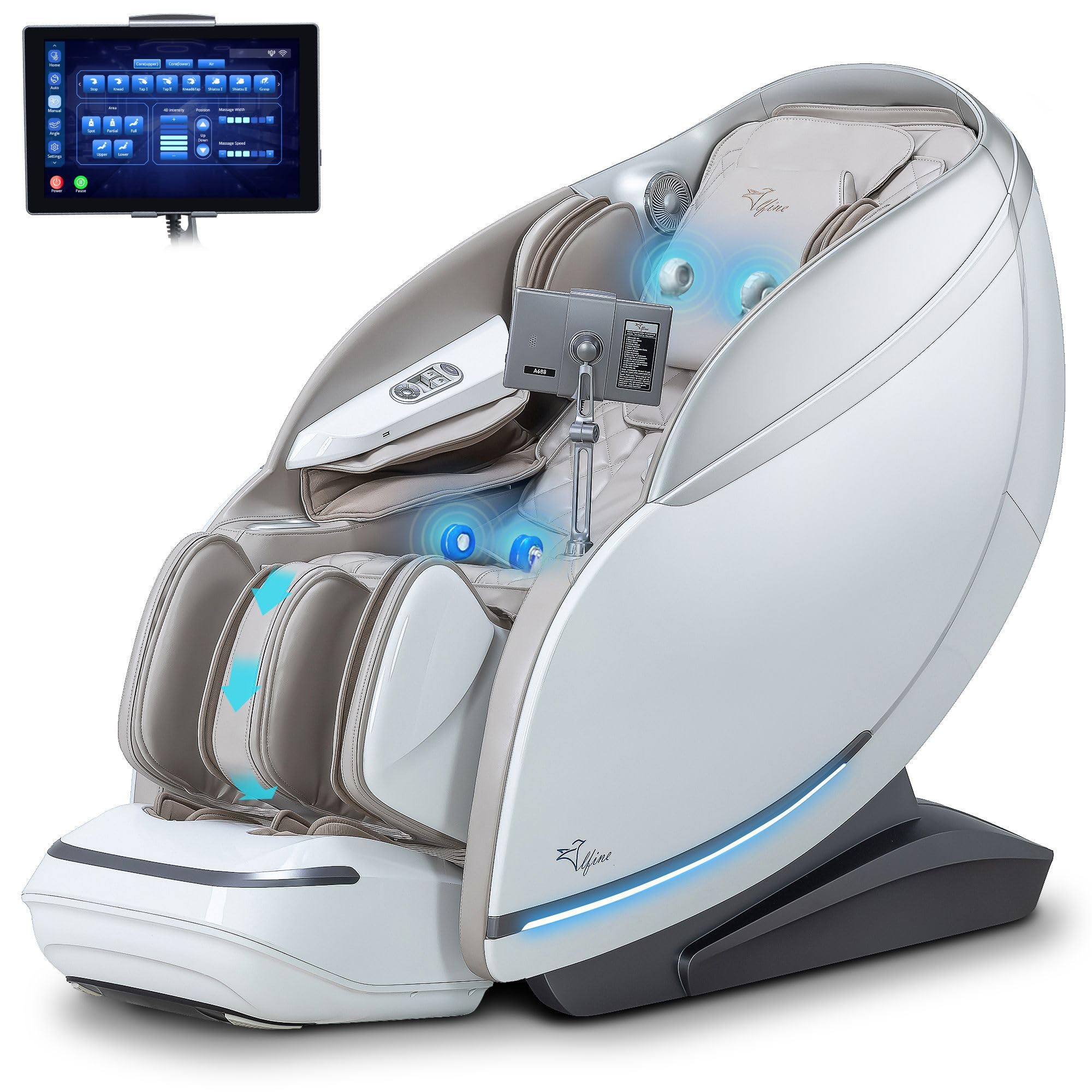 Amazon.com: Alfine A688 Heaven Duet Massage Chair-4D & 3D Dual